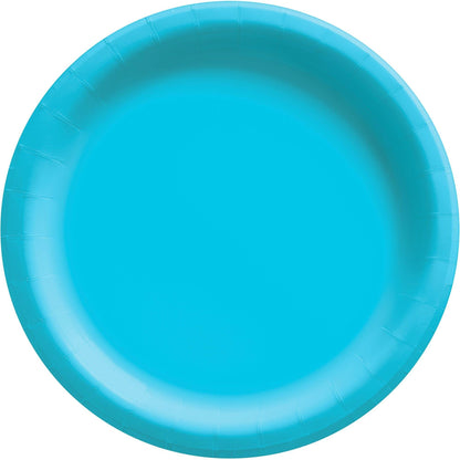 Extra Sturdy Paper Dinner Plates, 10in, Assorted Colors, Multiple Counts