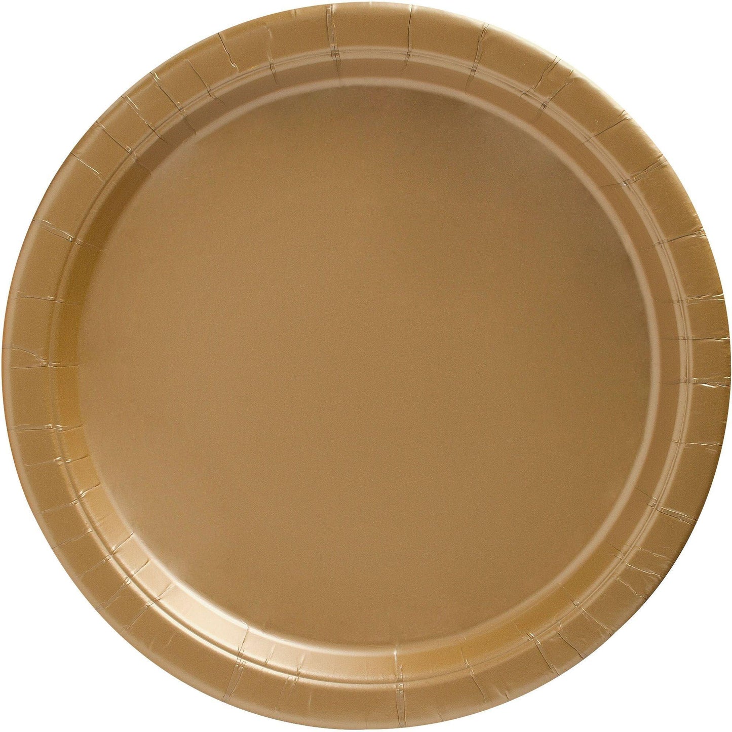 variant-Gold Extra Sturdy Paper Dinner Plates, 10in, 20ct-919991
