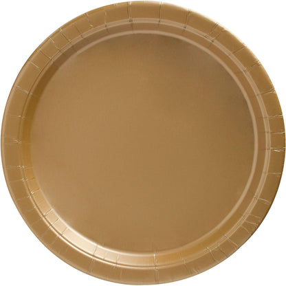 Extra Sturdy Paper Dinner Plates, 10in, Assorted Colors, Multiple Counts