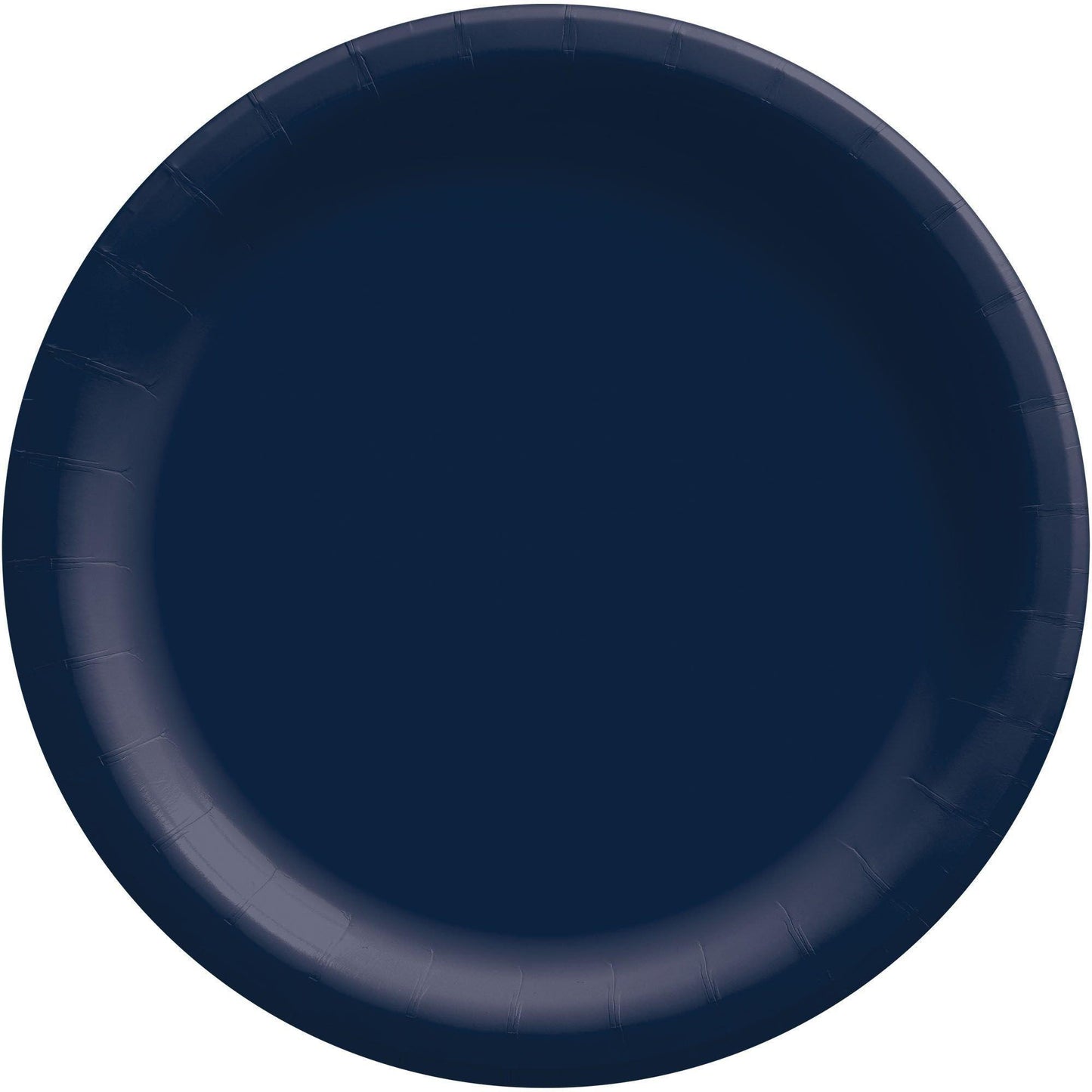 variant-True Navy Blue Extra Sturdy Paper Dinner Plates, 10in, 20ct-919992