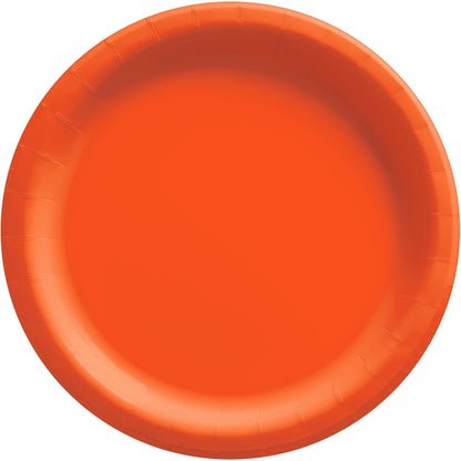 Extra Sturdy Paper Dinner Plates, 10in, Assorted Colors, Multiple Counts