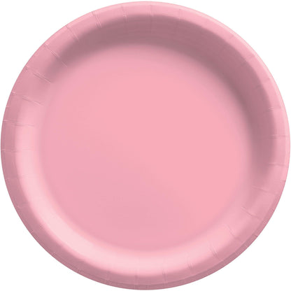 Extra Sturdy Paper Dinner Plates, 10in, Assorted Colors, Multiple Counts