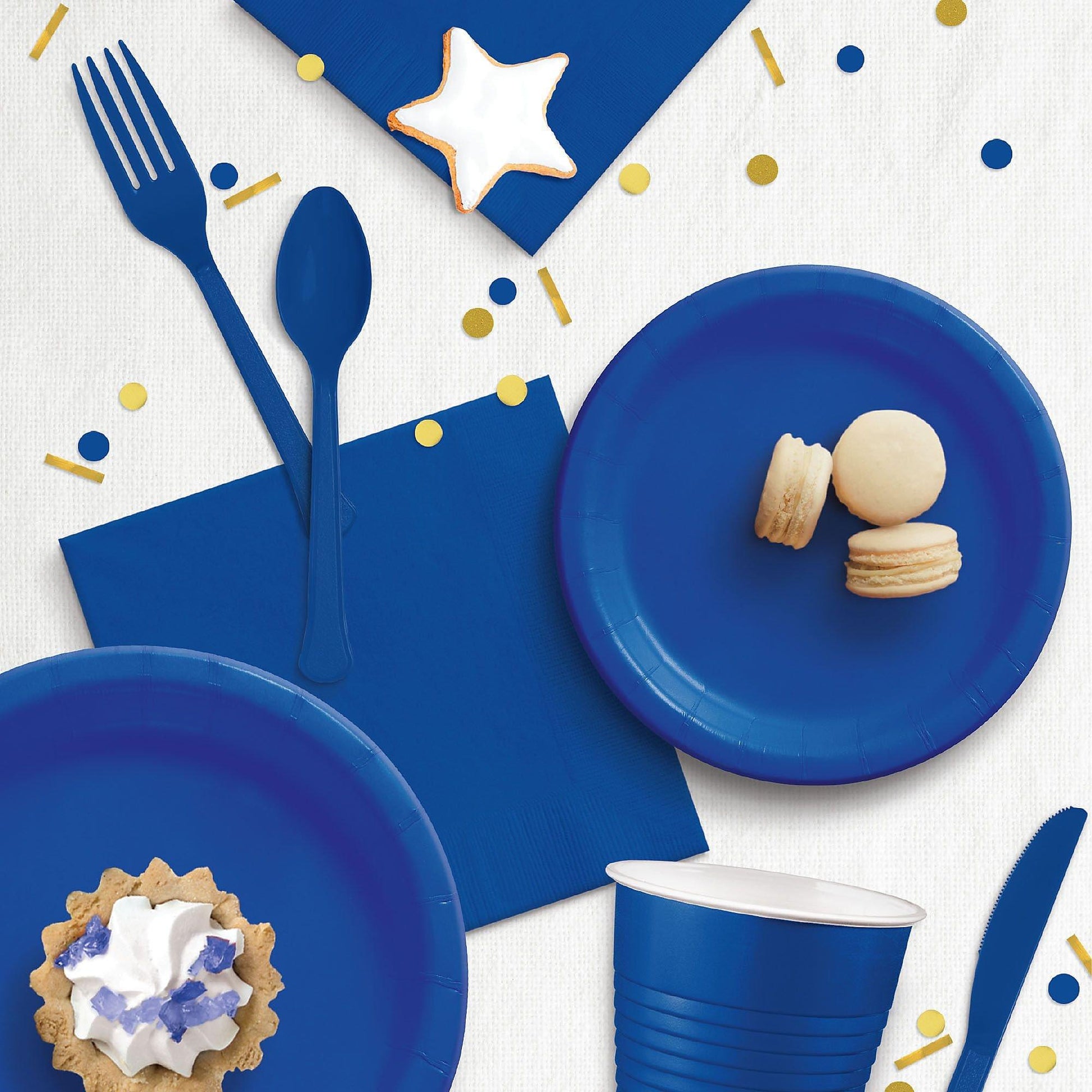 Extra Sturdy Paper Dinner Plates, 10in, Assorted Colors, Multiple Counts