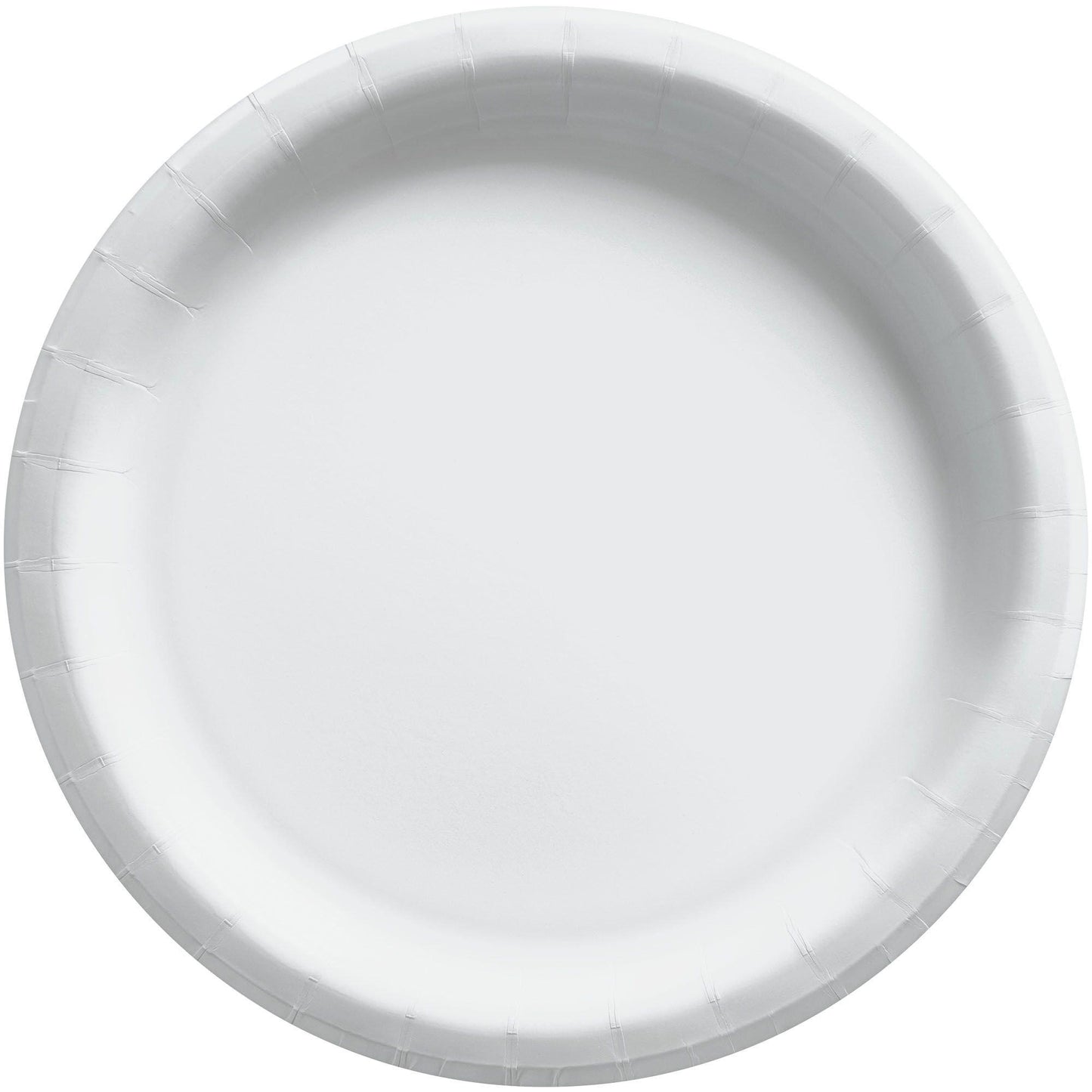 variant-White Extra Sturdy Paper Dinner Plates, 10in, 50ct-919674