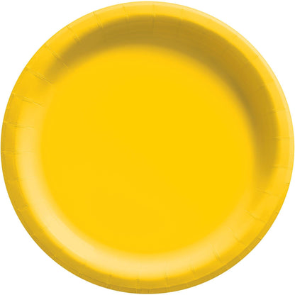 Extra Sturdy Paper Dinner Plates, 10in, Assorted Colors, Multiple Counts