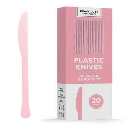 Premium Plastic Knives, Assorted Colors, Multiple Counts
