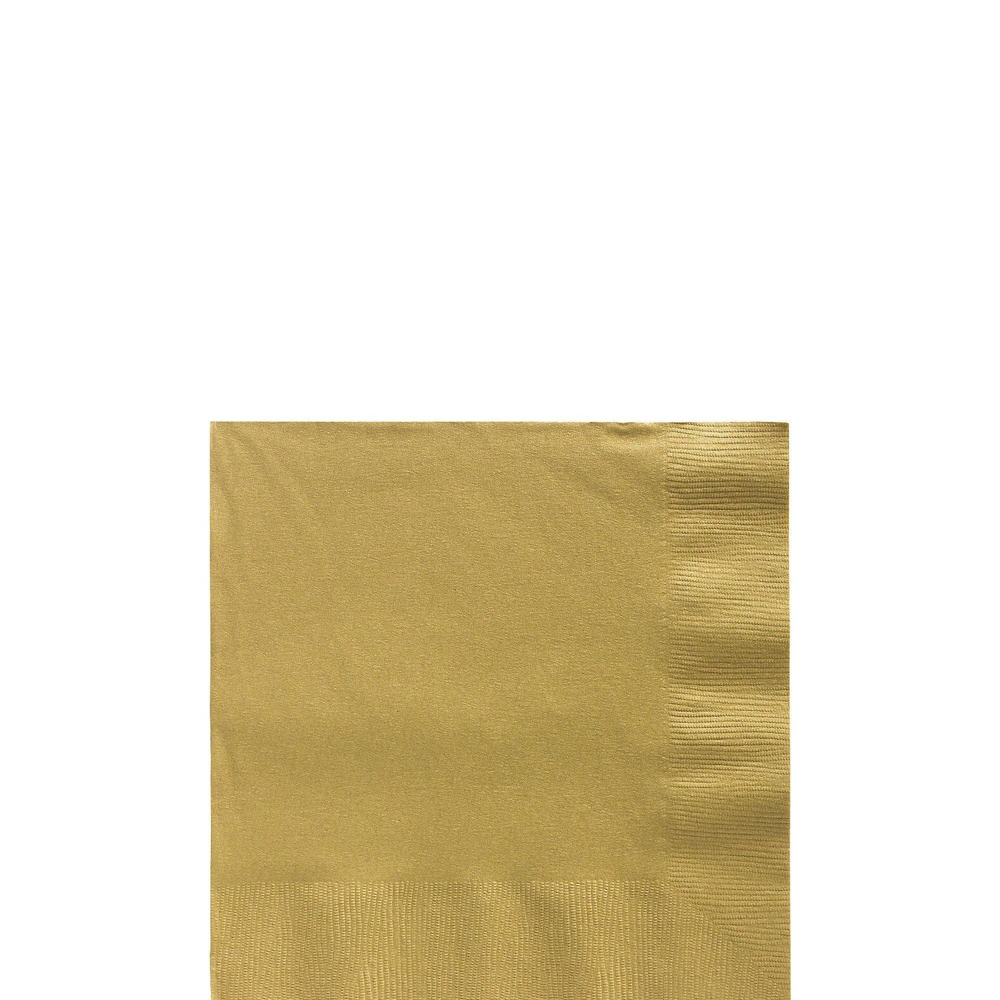 variant-Gold Paper Beverage Napkins, 5in, 100ct-920027