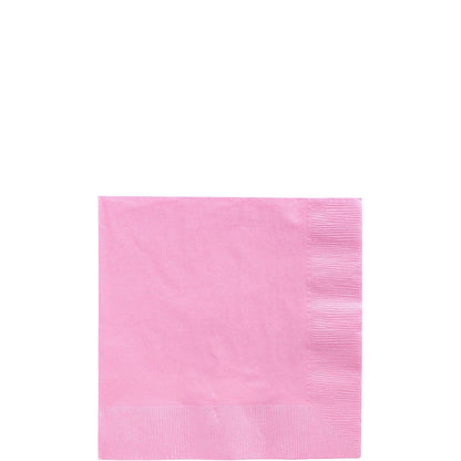Paper Beverage Napkins, 5in, Assorted Colors, Multiple Counts