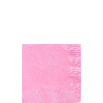 Paper Beverage Napkins, 5in, Assorted Colors, Multiple Counts