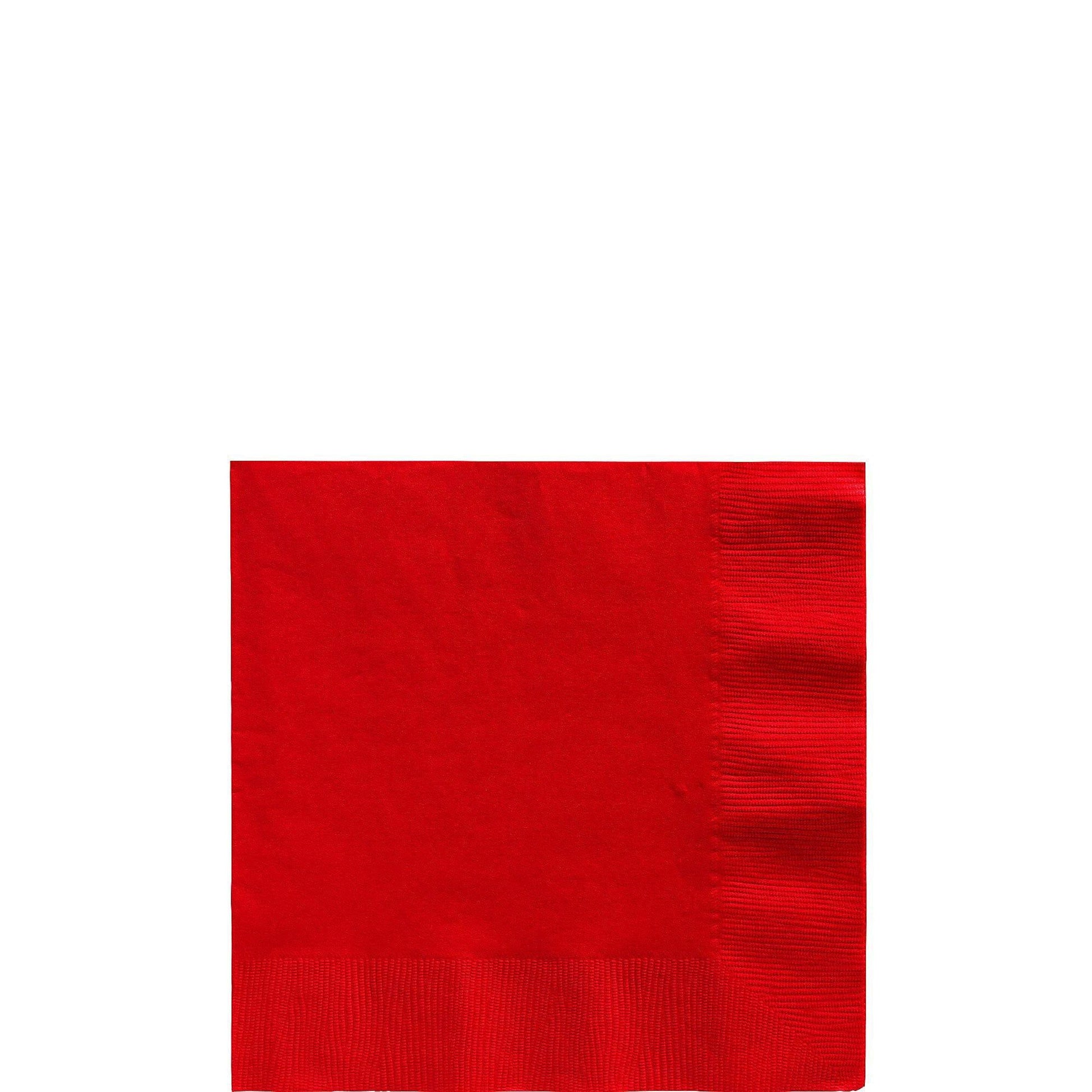 Paper Beverage Napkins, 5in, Assorted Colors, Multiple Counts