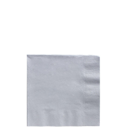 Paper Beverage Napkins, 5in, Assorted Colors, Multiple Counts