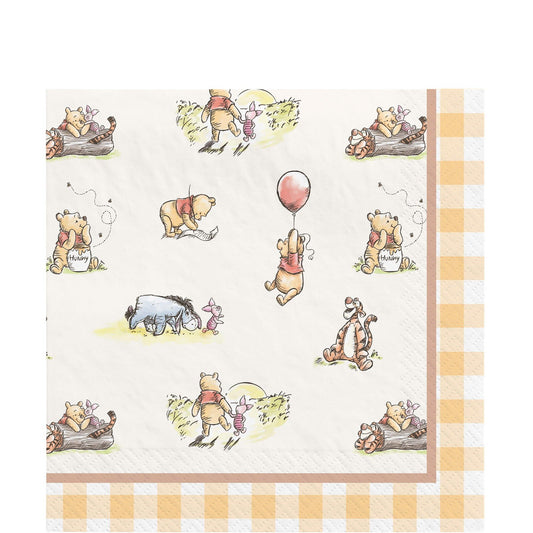 Winnie the Pooh Lunch Napkins, 16ct, Assorted Options