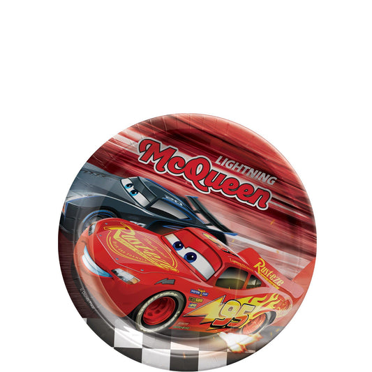 Cars 3 Paper Dessert Plate, 8ct, Assorted Options