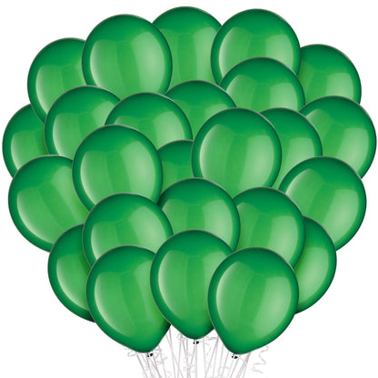Festive Green Latex Balloon, Assorted Options