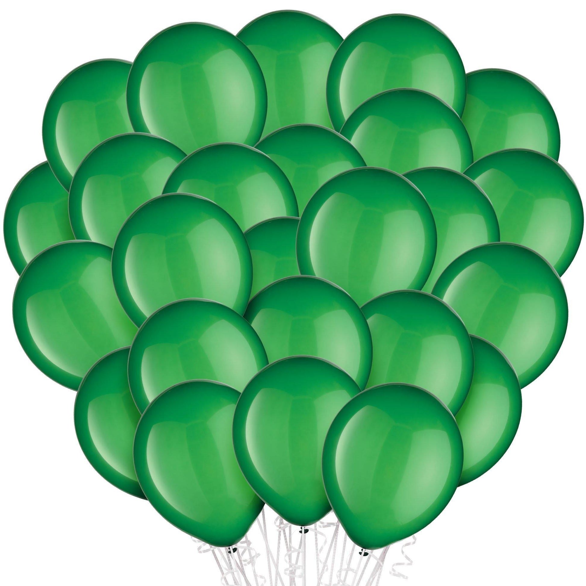 Festive Green Latex Balloon, Assorted Options