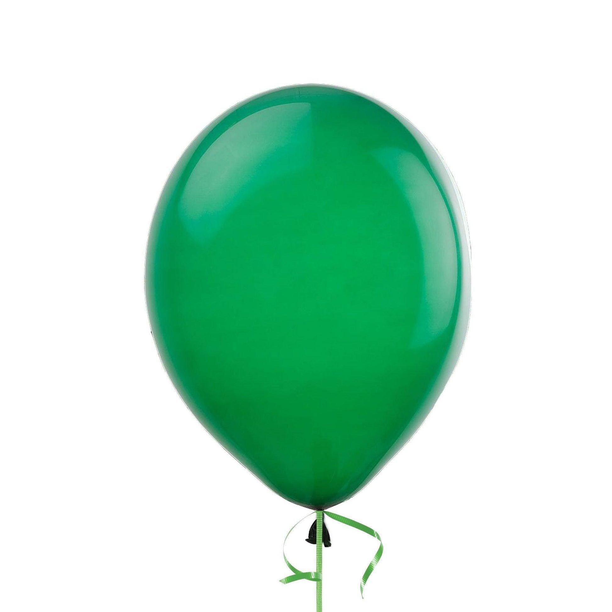 Festive Green Latex Balloon, Assorted Options