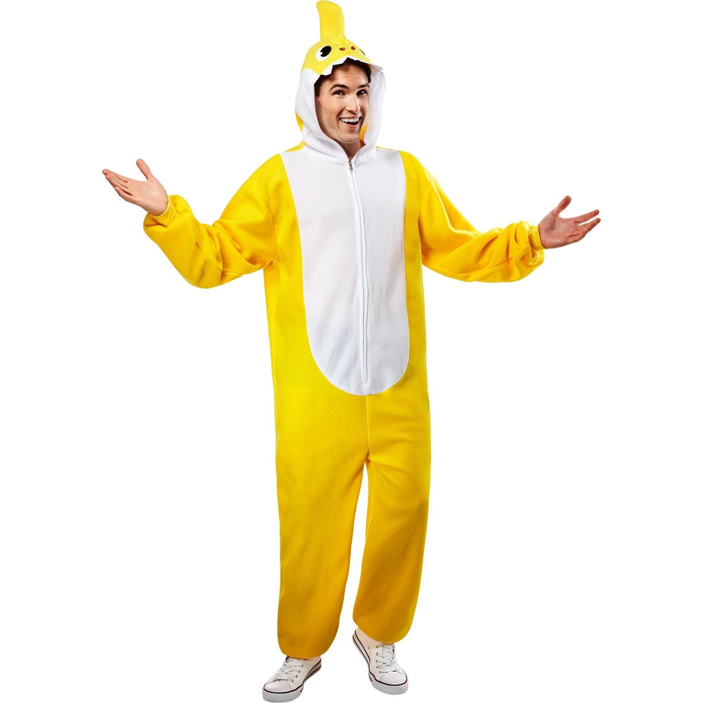 master-Adult Baby Shark Zipsters Costume-P1009477