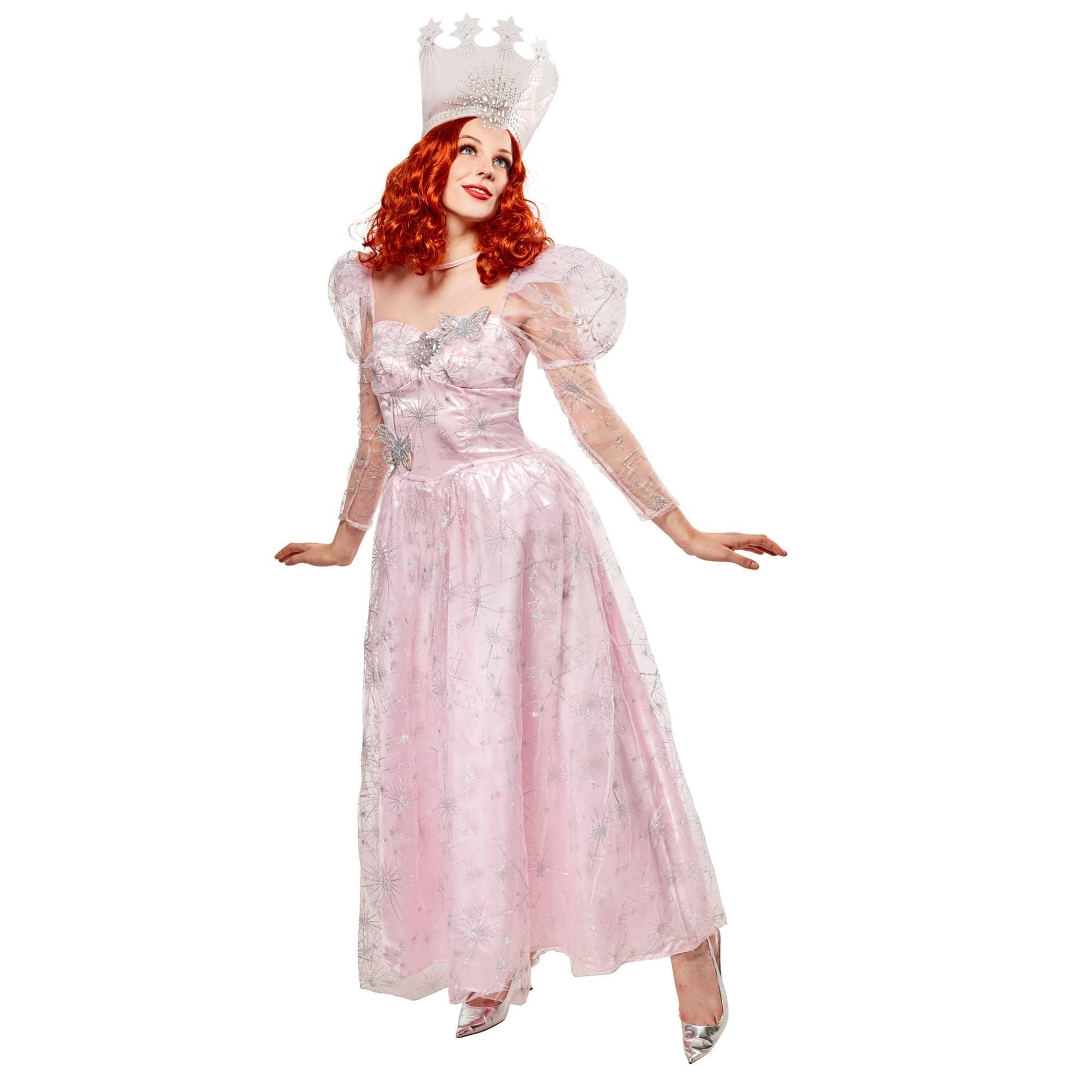 open lace back dress Women's Wizard of Oz Glinda Costume - Adult Costumes