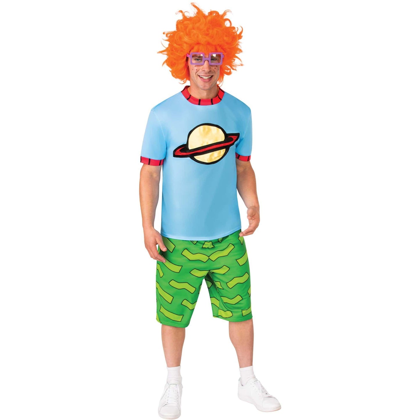 master-Adult Rugrats Chuckie Deluxe Costume-P1011085