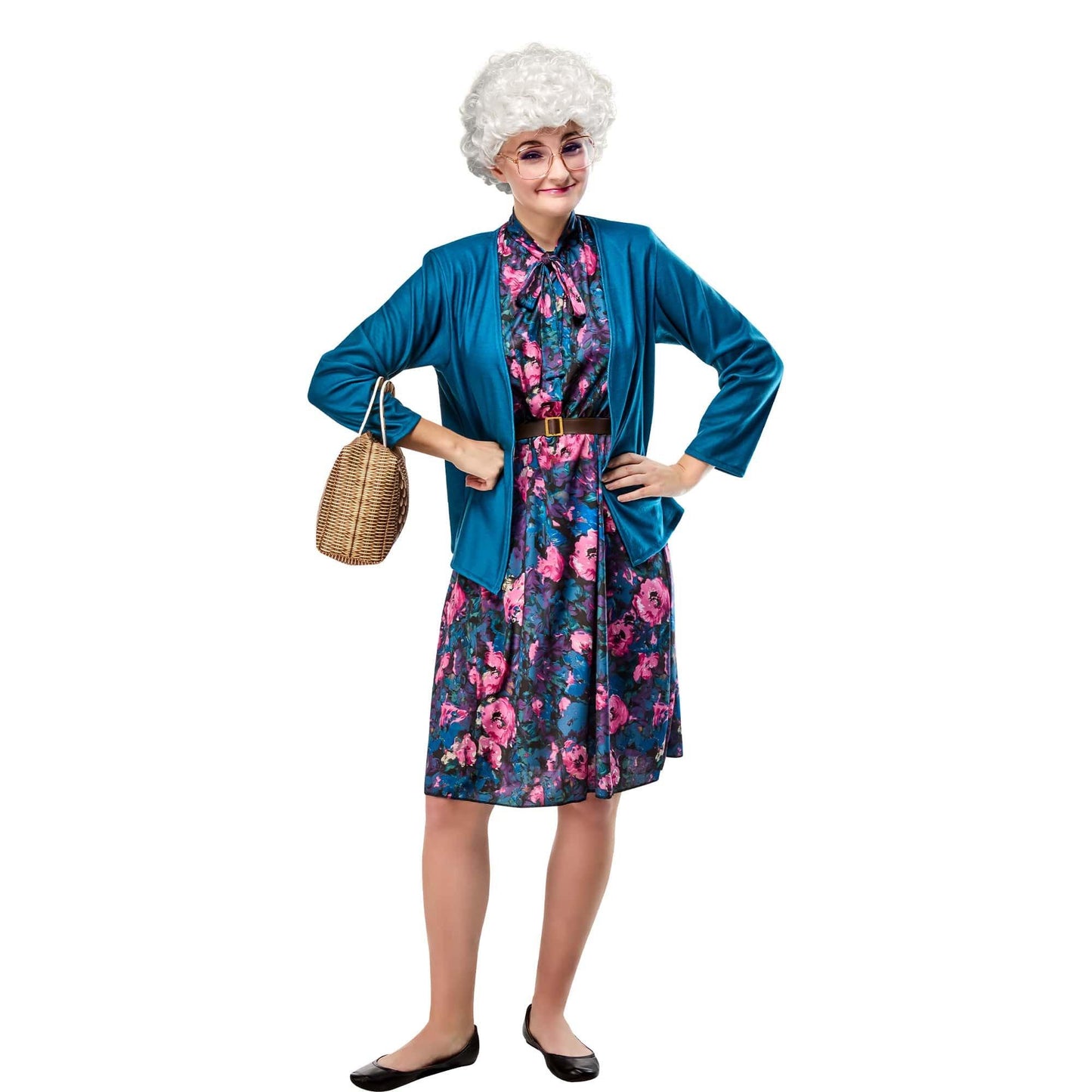 master-Women's The Golden Girls Sophia Costume with Wig-P1011263