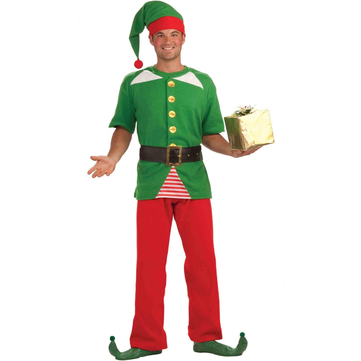 master-Adult Jolly Elf Costume-P1018008