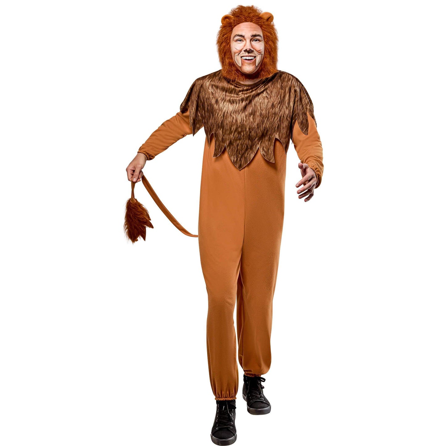 master-Men's Wizard of Oz Cowardly Lion Costume-P321873