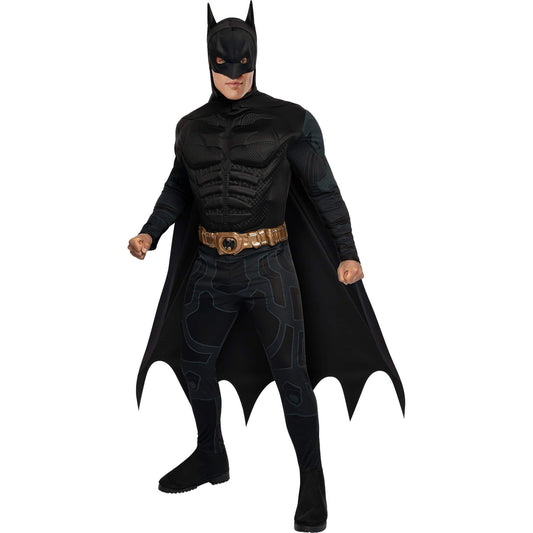 Men's DC Comics The Dark Knight Batman Muscle Chest Costume - Deluxe