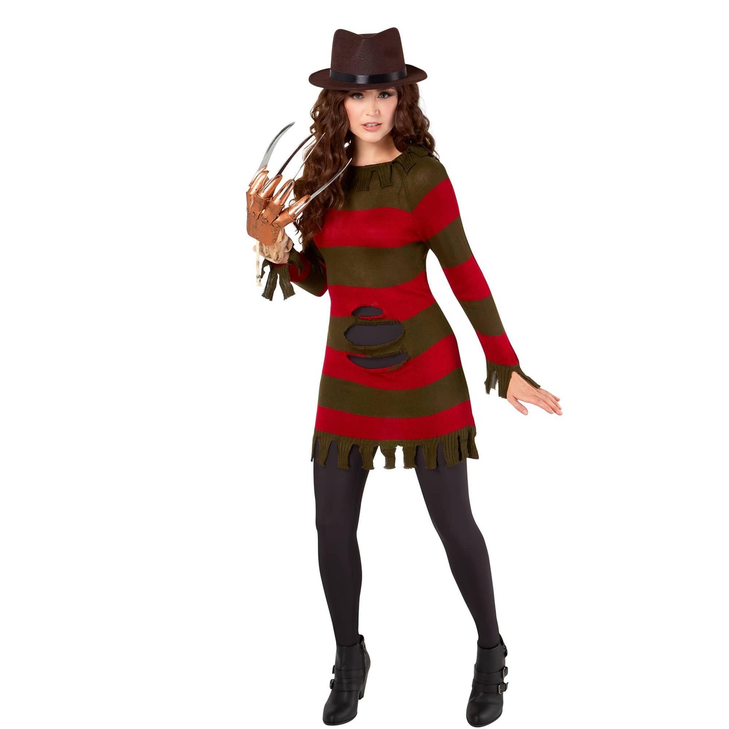 master-Women's A Nightmare on Elm Street Miss Freddy Krueger Costume-P688262