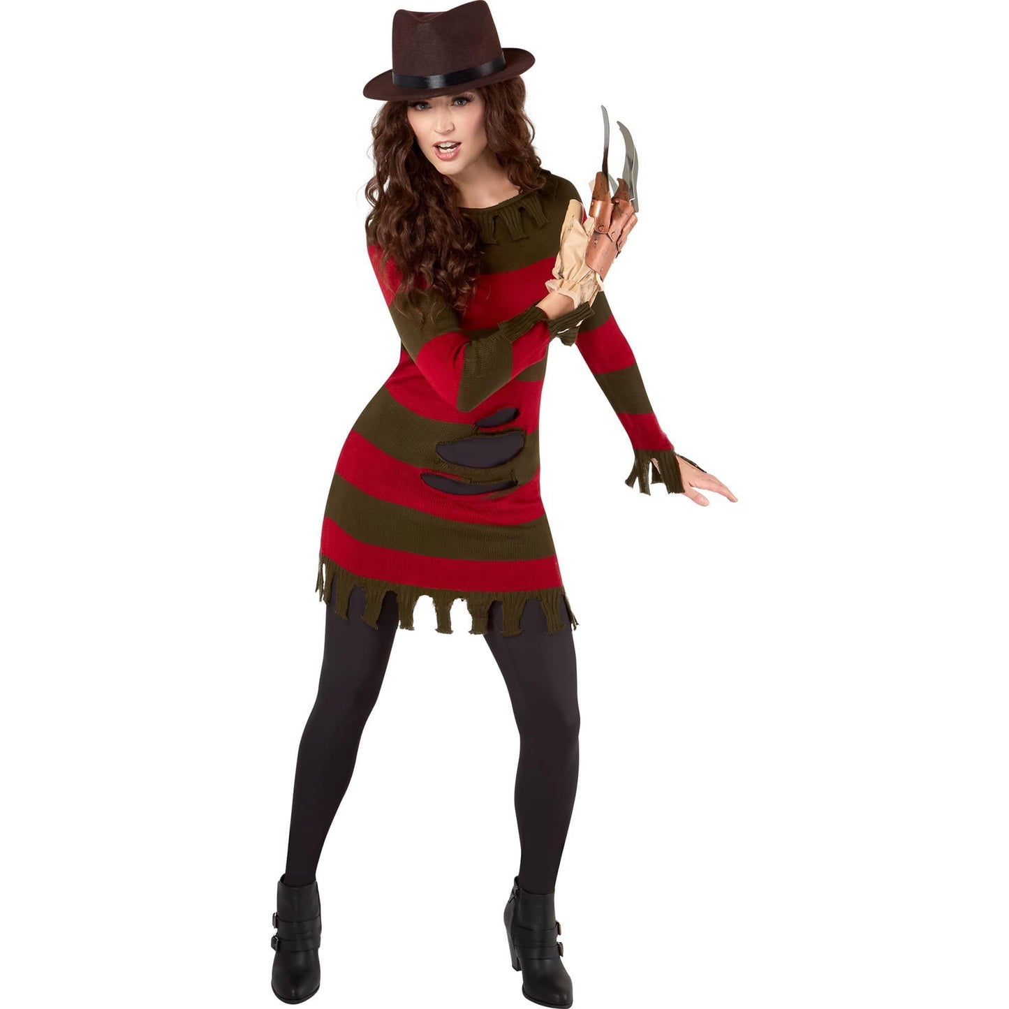 master-Women's A Nightmare on Elm Street Miss Freddy Krueger Costume-P688262