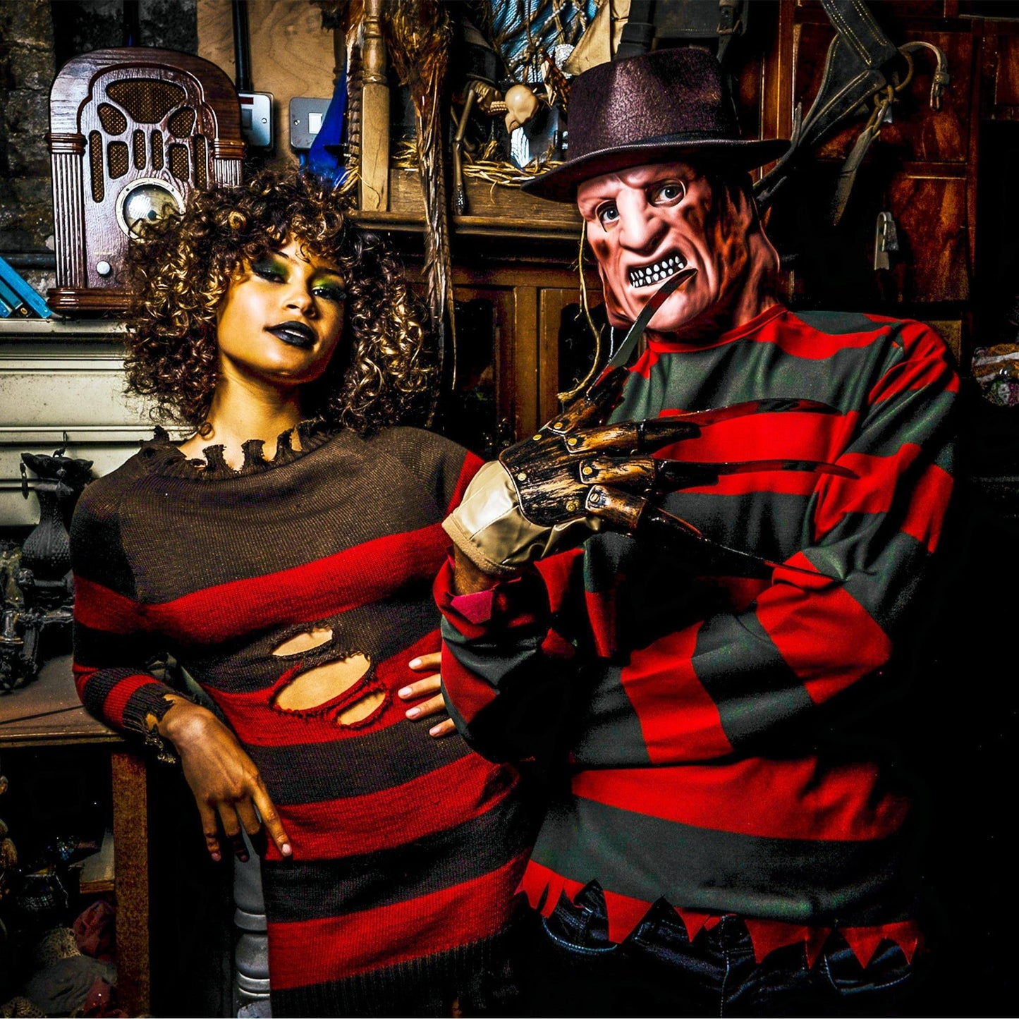 master-Women's A Nightmare on Elm Street Miss Freddy Krueger Costume-P688262