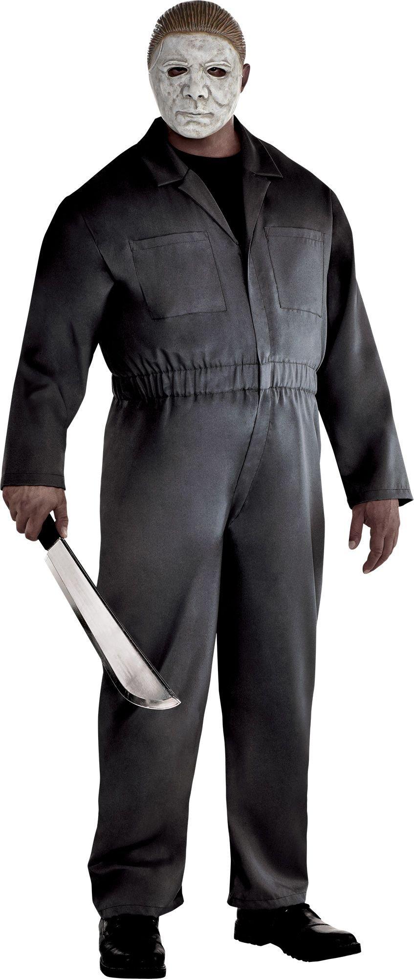 Adult Gray Michael Myers Costume Plus Size - Halloween - Adult
