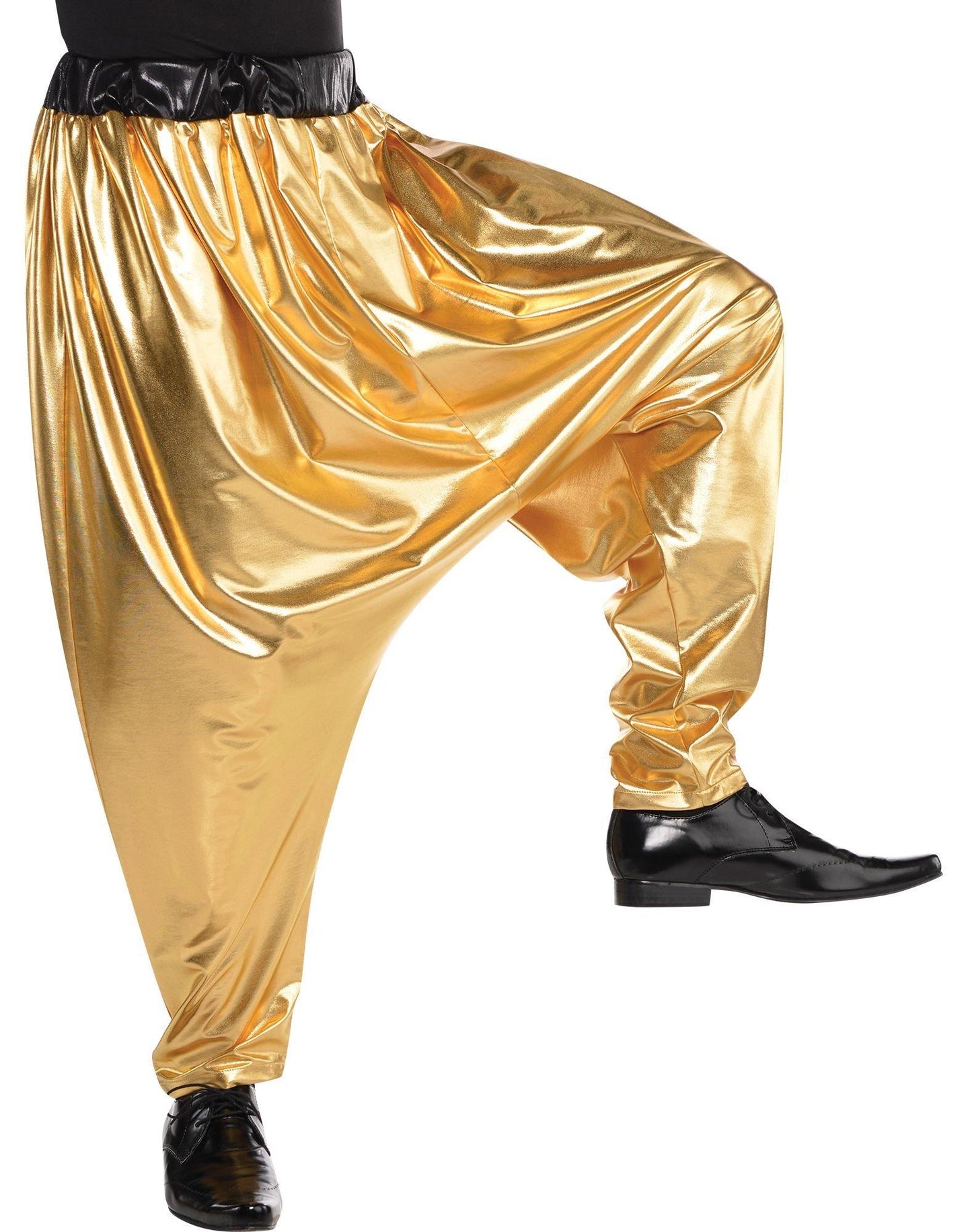 master-Adult Gold Hip Hop Harem Pants-P890428
