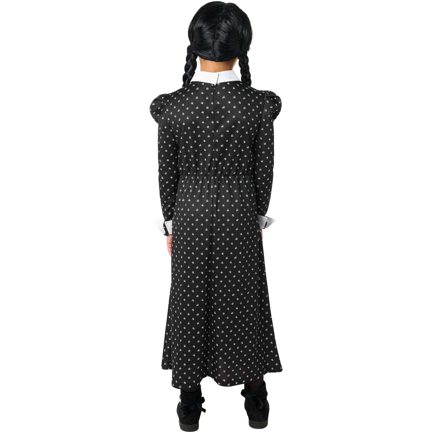 knee length dresses for ladies Wednesday Addams Black Cosplay Dress main image 1