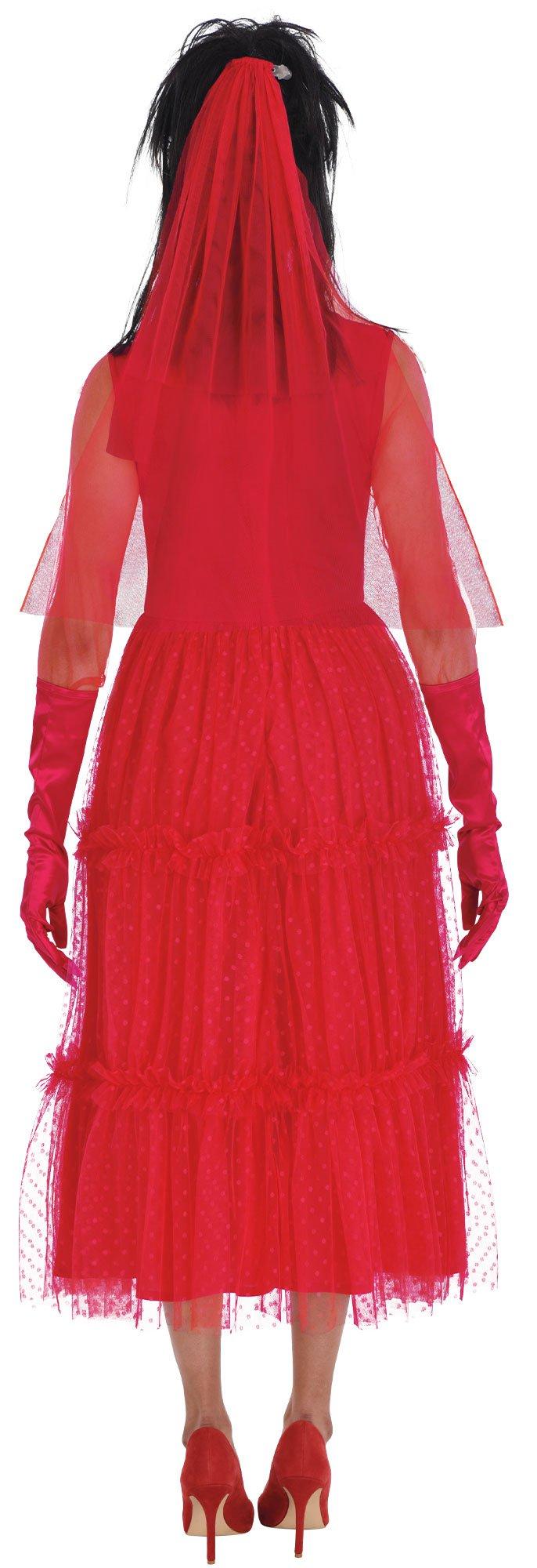 Adult Lydia Red Wedding Dress Costume - Beetlejuice - Adult Costumes Adult Lydia Red Wedding Dress Costume - Beetlejuice - Adult Costumes