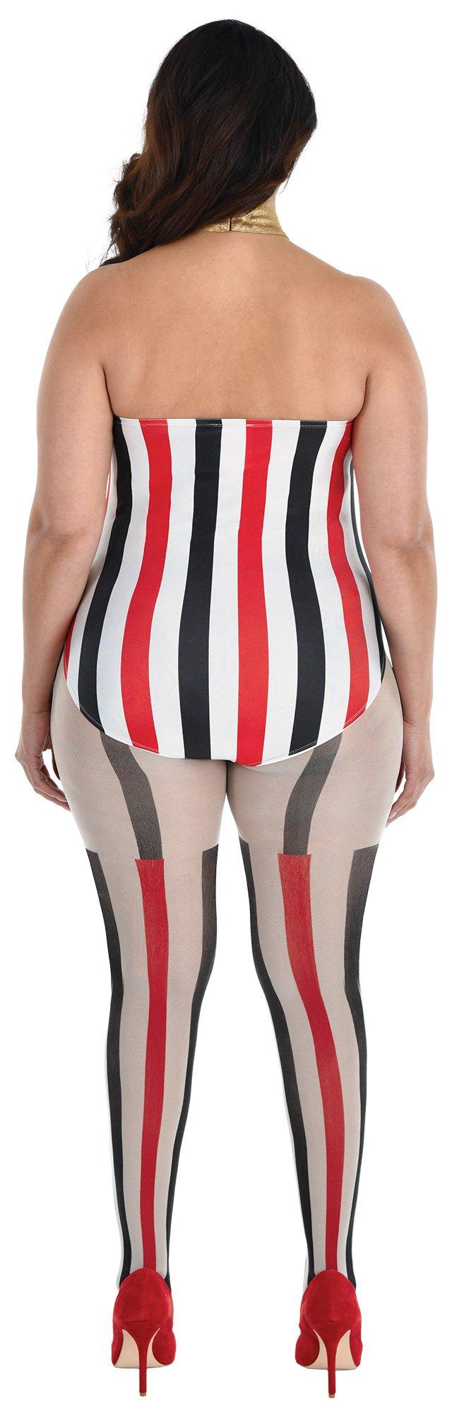 Adult Vintage Circus Plus Size Bodysuit